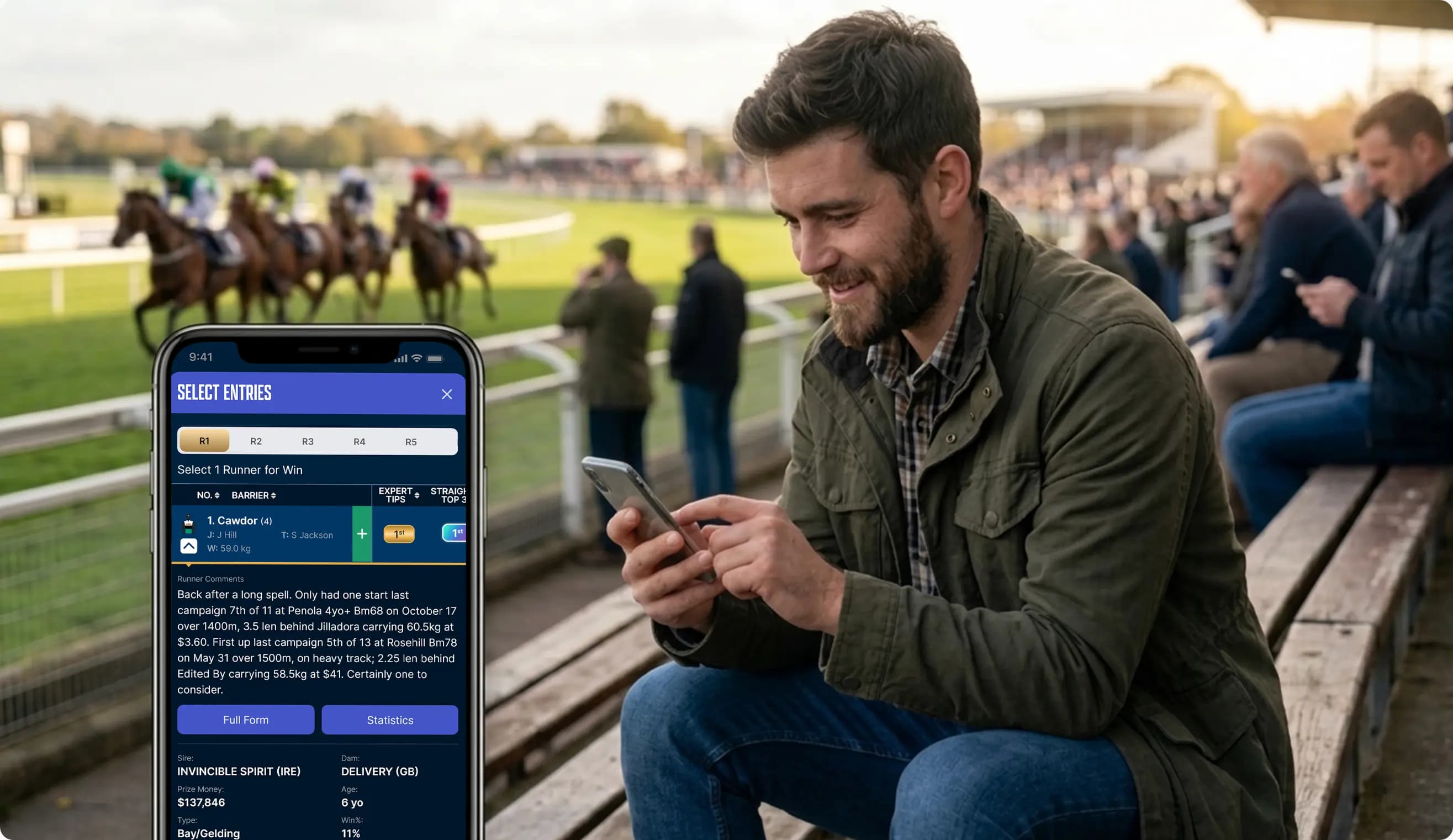 Fantasy racing competitions and rewards for Australian racing fans